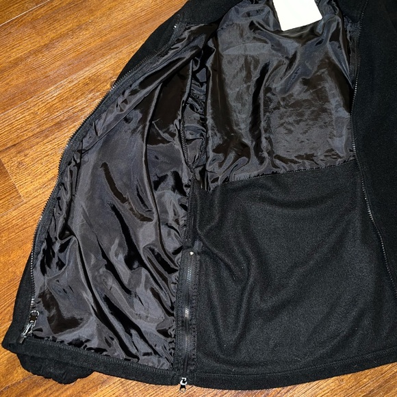 Black Tru Spec Parka Micro Fleece Zip-Up Long Sleeve Collar Jacket Size M Unisex - Picture 6 of 12